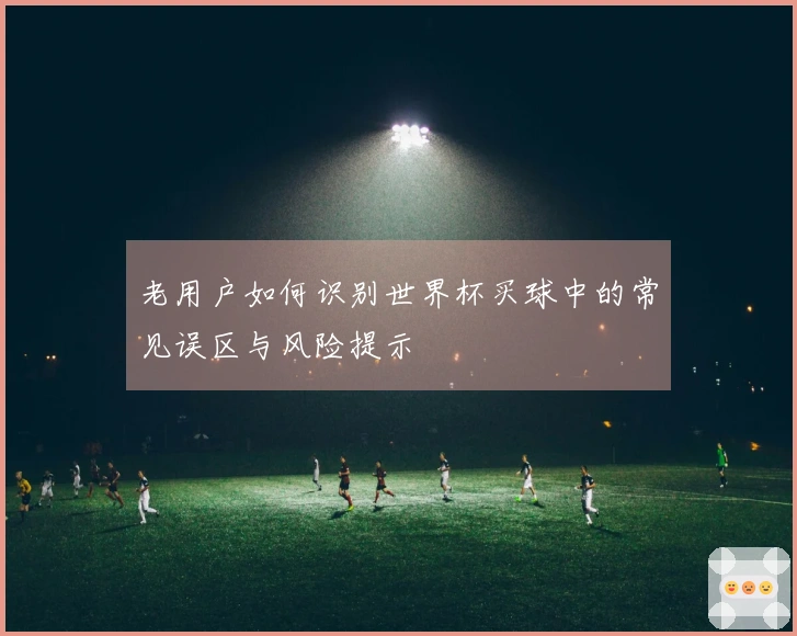 老用户如何识别世界杯买球中的常见误区与风险提示
